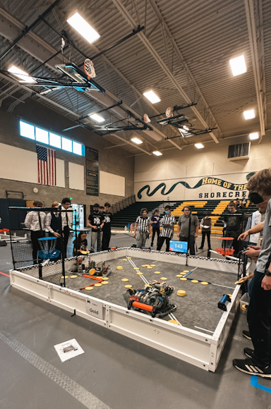 VEX Robotics field at a competition