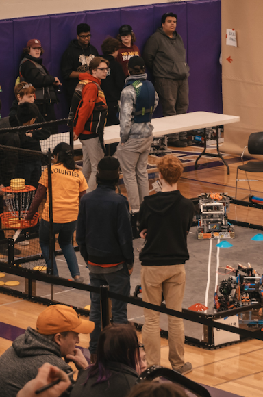 Vex Robotics field at a competition.